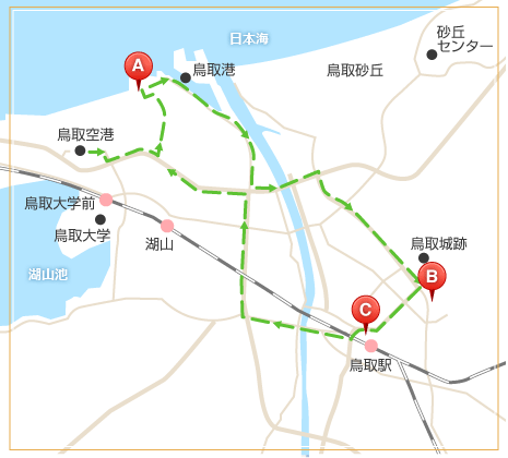 回遊順路マップ